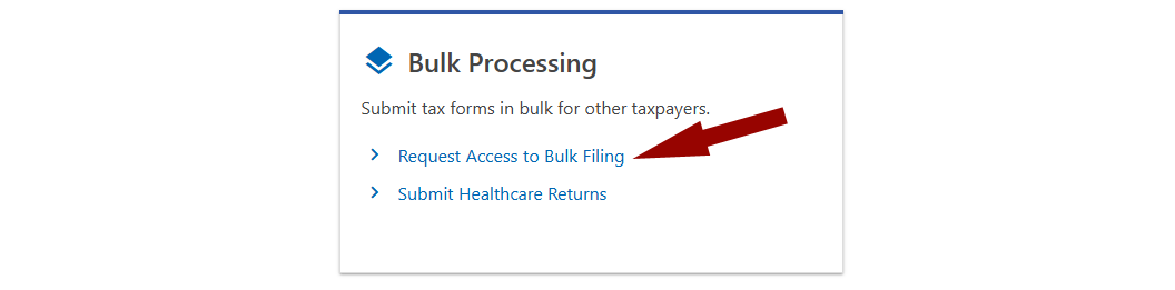 Request Bulk Access